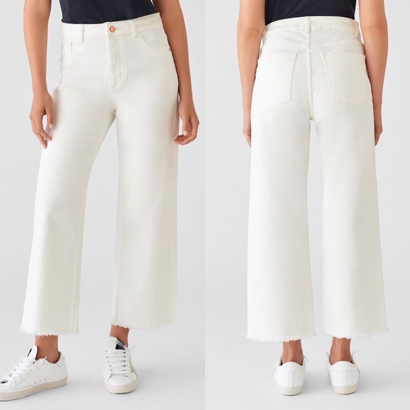 DL1961 Womens Hepburn Wide Leg Jeans